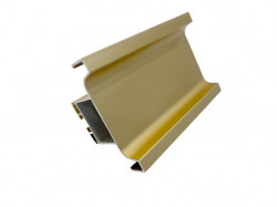 Maner Gola vertical intermediar dublu, 3m, finisaj Aluminiu/ Alb/ Negru/ Auriu