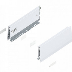 MERIVOBOX - Laterala M sertar 350mm alb-matase 470M3502S set Blum