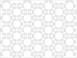 Panou perforat din HDF - LACCATO - CELL WHITE