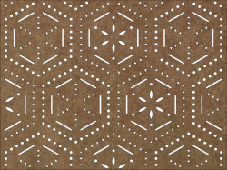 Panou perforat din HDF model HEXATILE