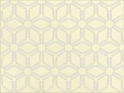 Panou perforat din HDF model SNOWFLAKES