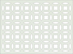 Panou perforat din HDF - LACCATO - SUSANNA SILVER