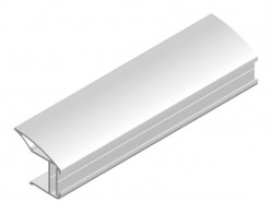 Profil vertical Libra aluminiu/bronz 2.7m sistem usi glisante Blue18 Sevroll