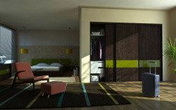 Sistem usi glisante Galex Practik wenge