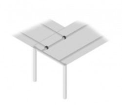 Suport conectare traversa sistem Hide