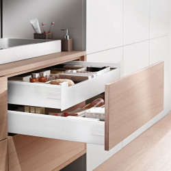 LEGRABOX Pure - Laterala M sertar 270mm alb-sidefat 378M2702SA set Blum