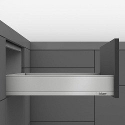 LEGRABOX Pure - Laterala M sertar 270mm argintiu polar 770M2702S set Blum