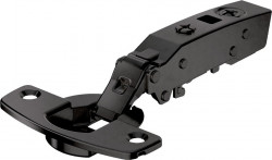 Balama SENSYS 110gr aplicata cu amortizare, usi subtiri si rame aluminiu, finisaj negru 9091761 Hettich