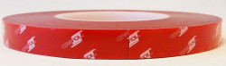 Banda dublu adeziva rosie 25mm*33m Orafol