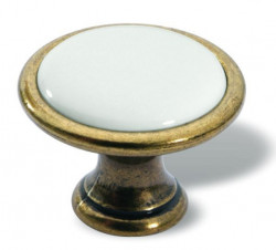 Buton portelan mobila P07.01.00.D1G simplu Giusti
