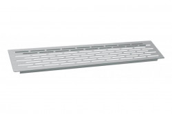 Grila ventilatie aluminiu 500x100mm perforatii dreptunghiulare otel