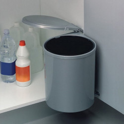 Cos gunoi mobila bucatarie plastic gri