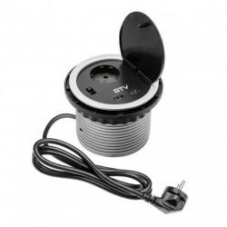 Priza incastrabila blat 2xUSB 1 Schuko