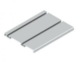 Sina inferioara aluminiu 3000mm sistem usi glisante Terra 10mm Syskor