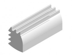 Garnitura pentru sticla sistem usi glisante Blue18 Frame