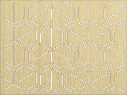 Panou perforat din HDF - LACATTO - BEHIVE Maple
