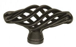 Buton pentru mobilier 1268-51PB12 finisaj negru mat Siro