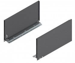 LEGRABOX pure - Laterala F sertar gri-orion mat, 770F, set, Blum