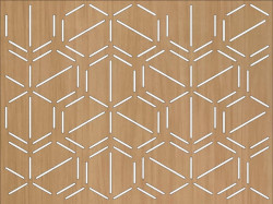 Panou perforat din HDF - LACATTO - BEHIVE Beech