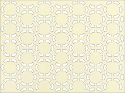 Panou perforat din HDF - LACCATO - CELL BEIGE