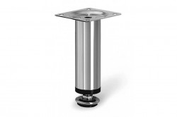 Picior reglabil rotund metalic H150 crom