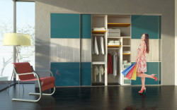 Profil vertical Trend 2.7m aluminiu sistem usi glisante Galex Practik 18mm