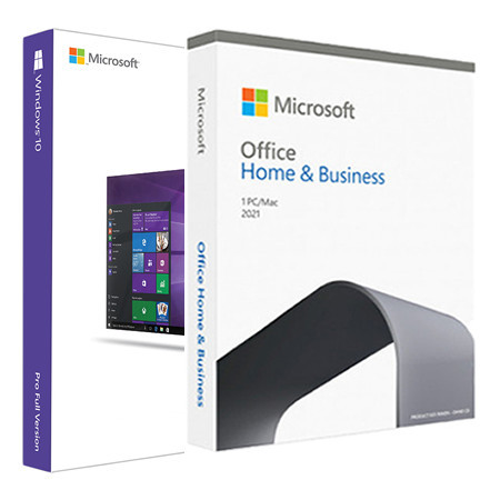 Windows 10 PRO, USB, Retail, BOX + Microsoft Office Home and Business 2021 BOX
