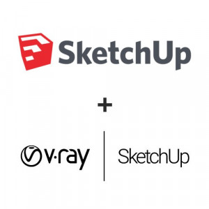 SketchUp Pro 2019 + V-ray 3.6 pentru SKetchUp - licenta perpetua