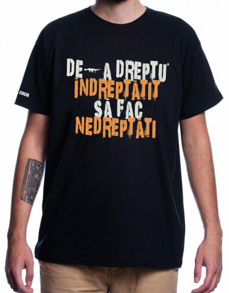 DE-A DREPTU [Tricou] *LICHIDARI DE STOC*