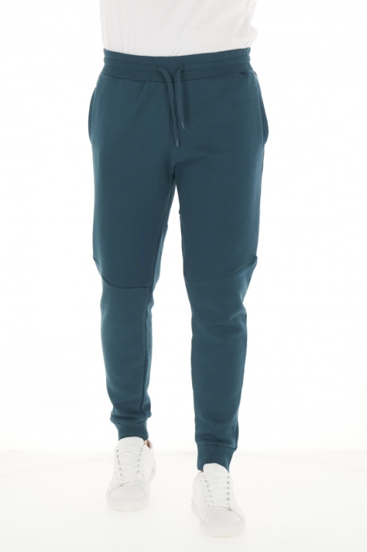KVL - Pantaloni de trening barbat cu banda logo in lateral