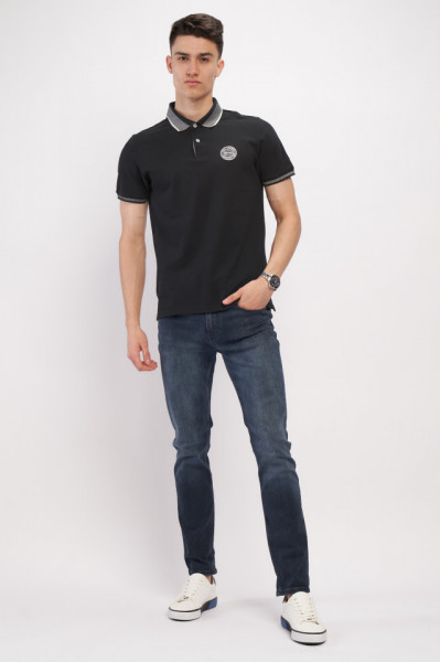 Lee Cooper - Blugi de barbat slim fit de culoare inchisa