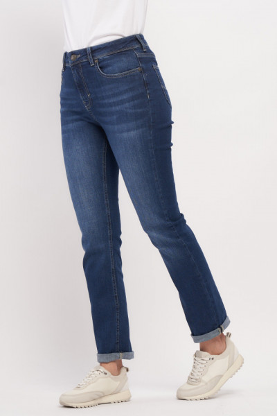 Lee Cooper - Blugi de dama cu aspect usor decolorat straight fit