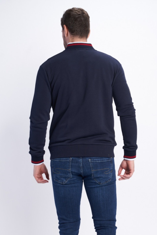 Lee Cooper - Hanorac barbat cu fermoar si logo