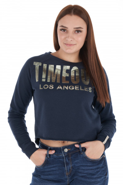 Timeout - Bluza scurta dama cu logo imprimat