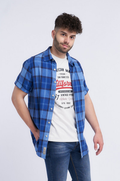 Timeout - Camasa barbat regular fit cu maneca scurta