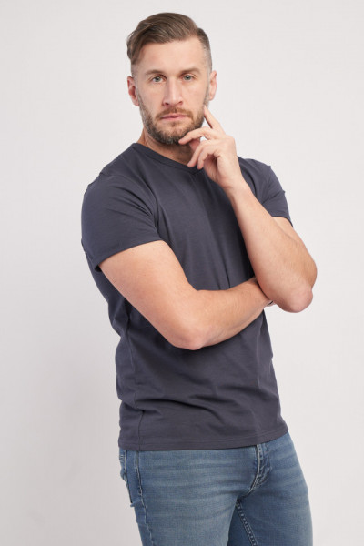 Timeout - Tricou cu maneca scurta barbat in culoare uni