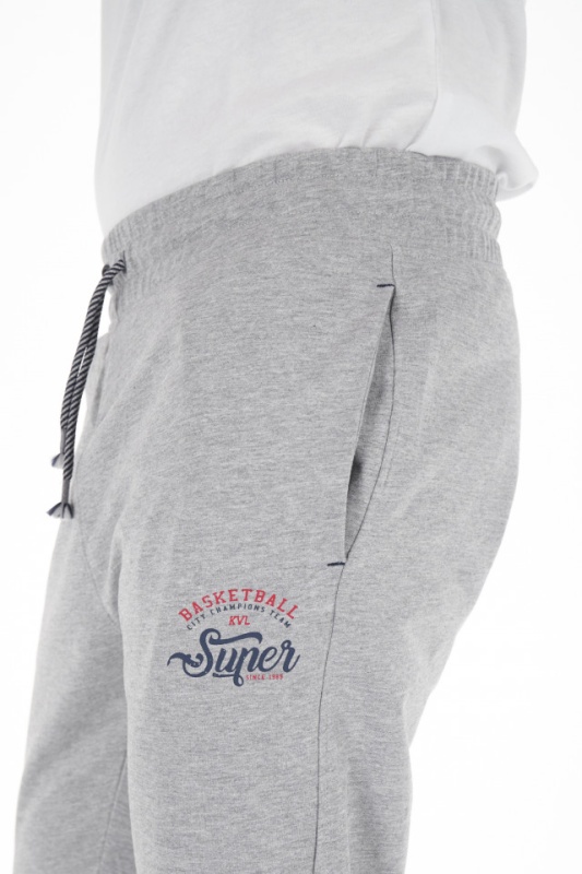 KVL - Pantaloni de trening cu dunga contrastanta pe picior