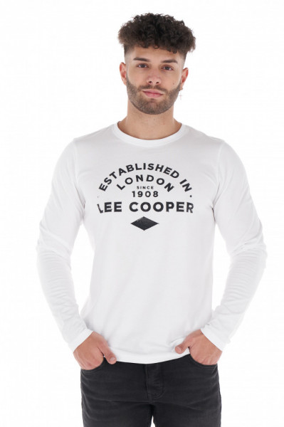 Lee Cooper - Bluza barbat cu maneca lunga si logo