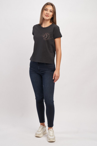 Timeout - Tricou maneca scurta dama cu motive astonomice