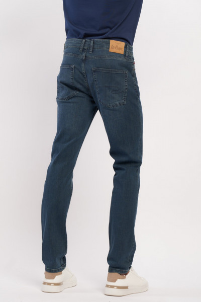 Lee Cooper - Blugi slim fit de barbat de culoare inchisa