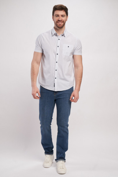 Lee Cooper - Camasa barbat regular cu maneca scurta cu buzunar si model