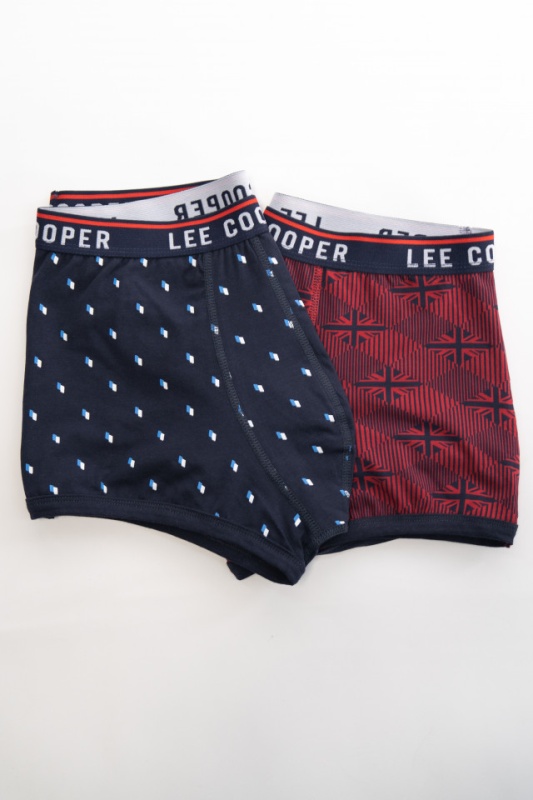 Lee Cooper - Set 2 perechi boxeri cu imprimeu