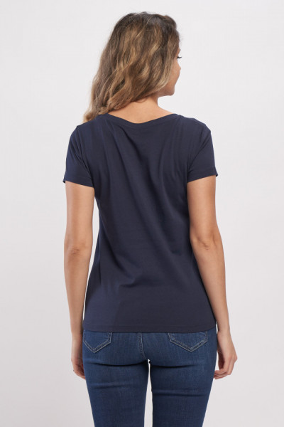 Lee Cooper - Tricou dama cu imprimeu si logo