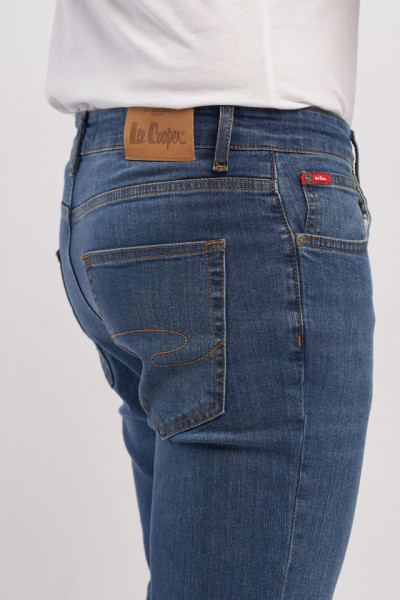 Lee Cooper - Blugi barbat straight comfort cu logo