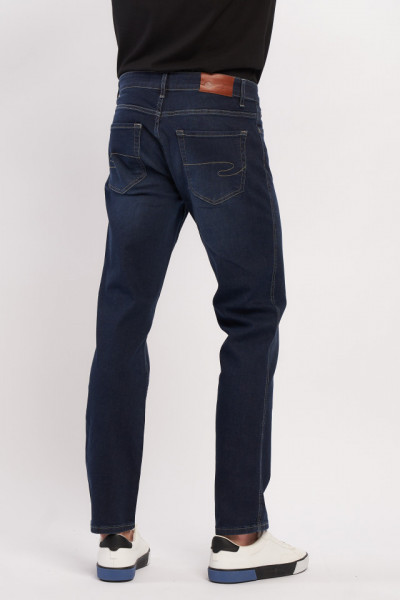 Lee Cooper - Blugi de barbat superslim cu aspect decolorat si logo
