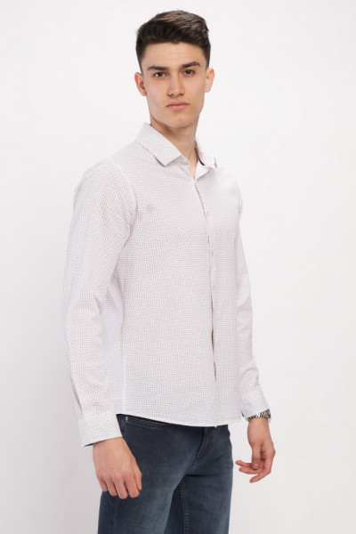 Lee Cooper - Camasa barbat slim cu model si logo