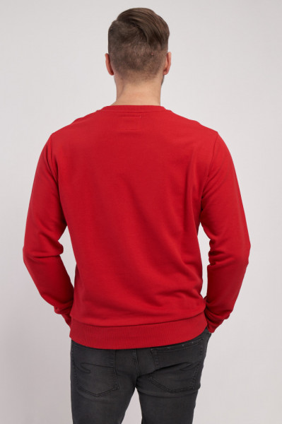 Lee Cooper - Hanorac barbat cu logo si maneca lunga
