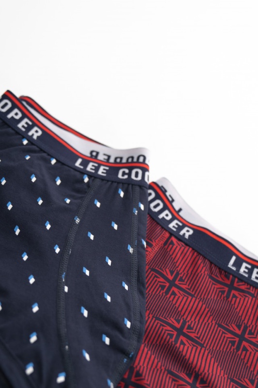 Lee Cooper - Set 2 perechi boxeri cu imprimeu