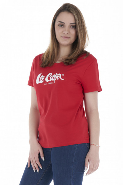 Lee Cooper - Tricou dama din bumbac cu logo
