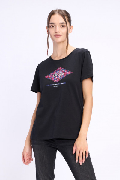 Lee Cooper - Tricou dama din bumbac cu logo